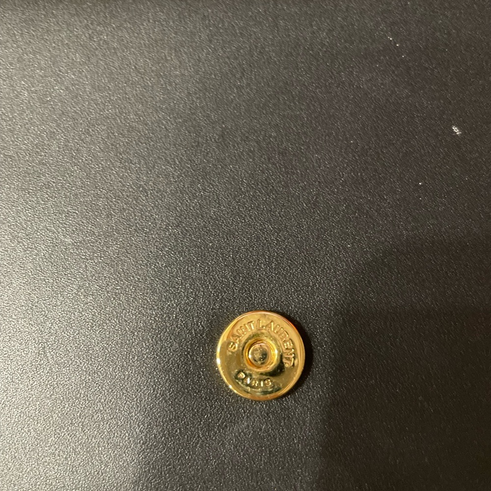 SAINT LAURENT BLACK EMBELLISHED ' CLUTCH - Picture 2 of 11